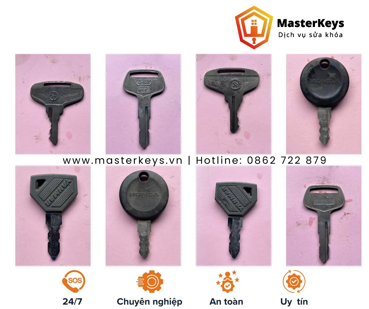 Làm chìa khoá quận Tân Bình nhanh gọn | Sửa khóa MasterKeys