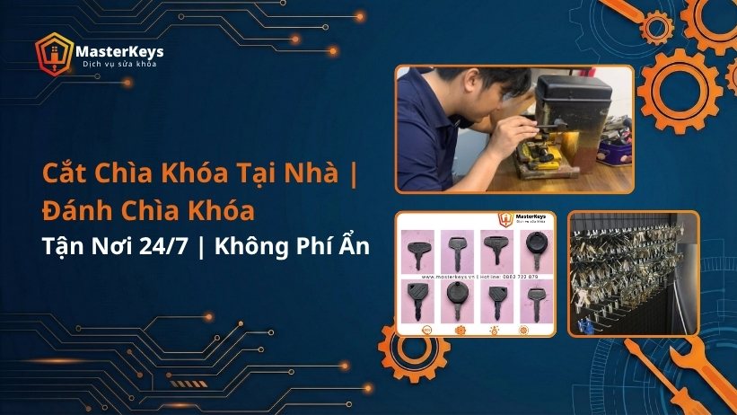 Cắt Chìa Khóa Tại Nhà | Đánh Chìa Khóa | Tận Nơi 24/7