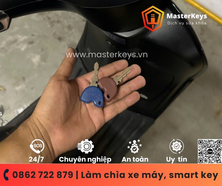 Dịch vụ Sửa khóa Xe máy | Sửa Tận nơi 24/7 | Gọi Là Có Mặt