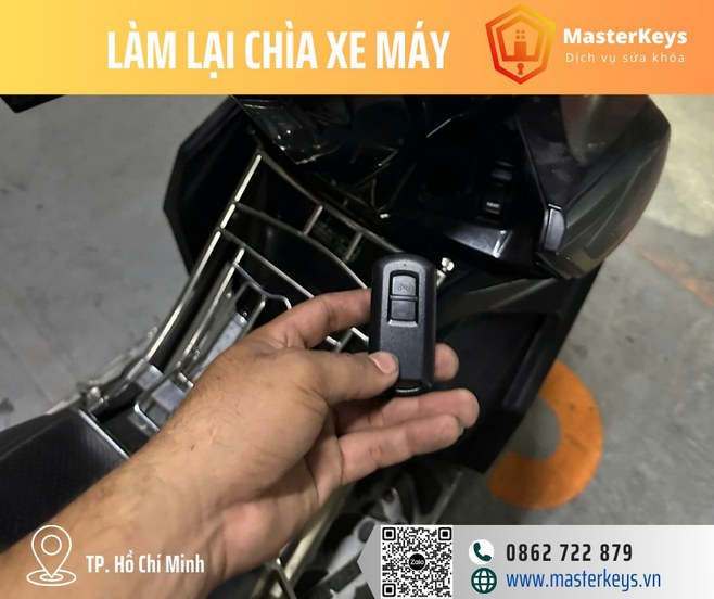 Làm chìa khóa xe máy gần đây | 15p Có Mặt | Giá chỉ từ 150k