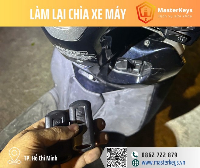 Dịch vụ Sửa khóa Xe máy | Sửa Tận nơi 24/7 | Gọi Là Có Mặt