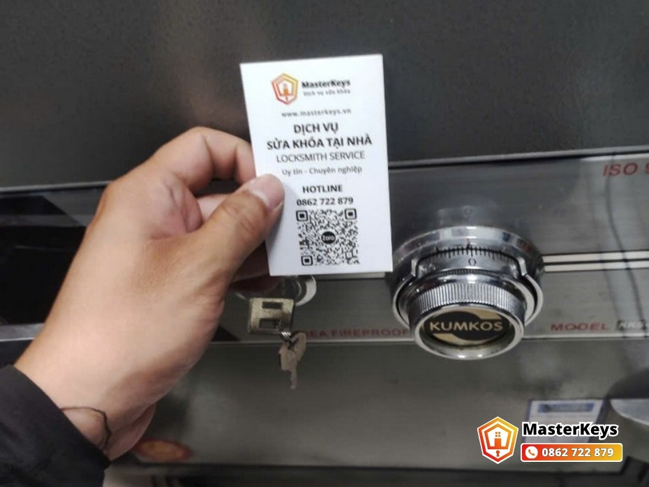 Thay module bàn phím két sắt Goodwill bị ẩm tại văn phòng đường Nguyễn Văn Linh Quận 7