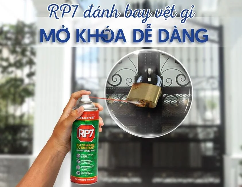 Có Nên Xịt RP7 Vào Ổ Khóa? Sự Thật Từ Thợ Lành Nghề