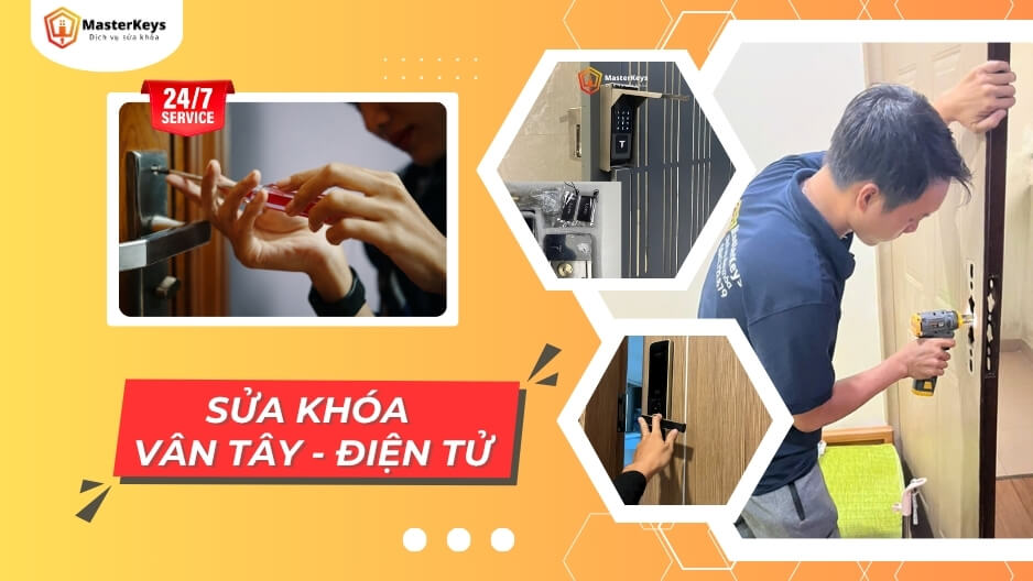 Dịch vụ Sửa Khóa Vân Tay - Điện Tử 24/7 | Hỗ Trợ Gấp | Thợ Giỏi