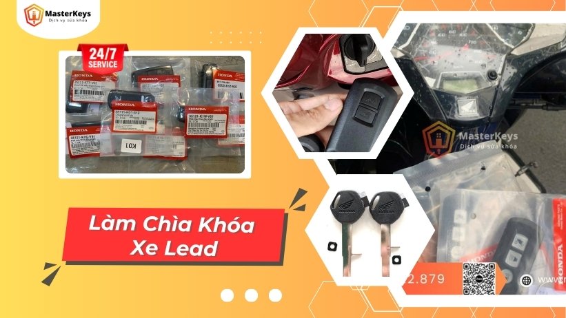 Làm chìa khóa Xe Lead lấy liền | Làm chìa tận nơi | Giá cực tốt