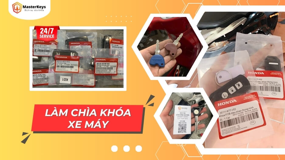 Làm chìa khóa xe máy gần đây | 15p Có Mặt | Giá chỉ từ 150k