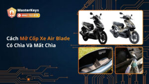 Cách Mở Cốp Xe Air Blade Có Chìa Và Mất Chìa Chi Tiết