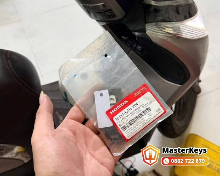 Làm lại smartkey xe máy Honda cho công nhân ca đêm KCN Loteco Biên Hòa Đồng Nai
