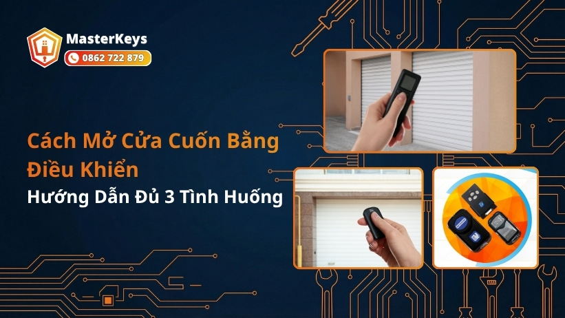Cách Mở Cửa Cuốn Bằng Điều Khiển | Hướng Dẫn Đủ 3 Tình Huống