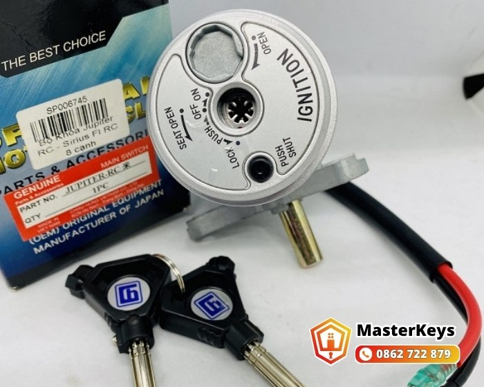 Cách Mở Nắp Khóa Từ Xe Máy Yamaha (Sirius, Jupiter, Exciter Cũ)