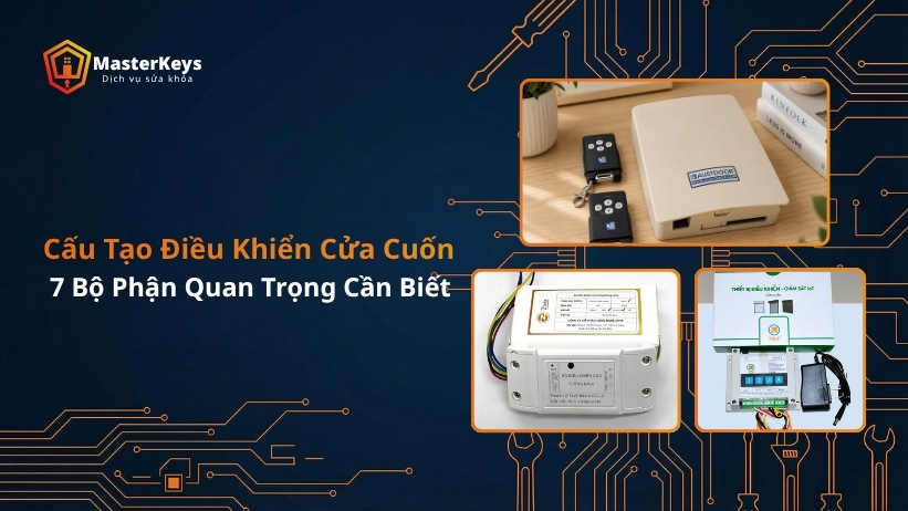 Cấu Tạo Điều Khiển Cửa Cuốn: 7 Bộ Phận Quan Trọng Cần Biết