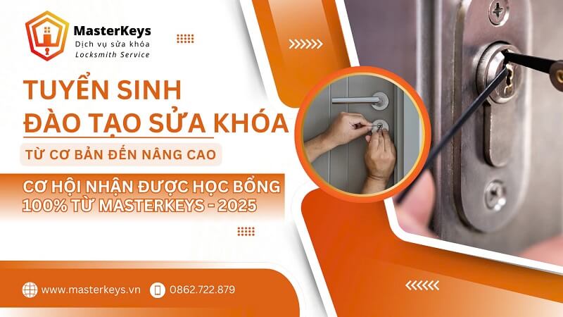 [Tuyển Sinh] Học nghề Thợ Khóa Tại MasterKeys | Thu nhập không giới hạn | Hoàn lại 100% học phí