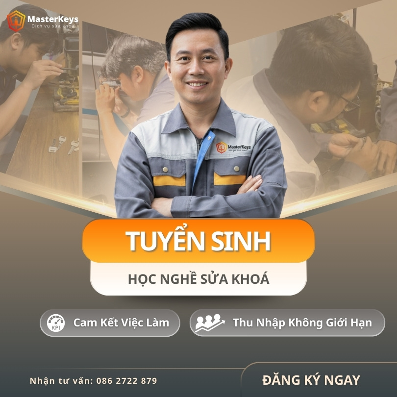 [Tuyển Sinh] Học nghề Thợ Khóa Tại MasterKeys | Thu Nhập Không Giới Hạn | Cam Kết Việc Làm