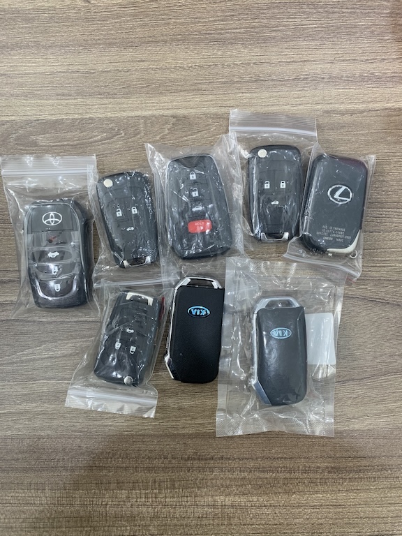 độ gập chìa khóa ô tô