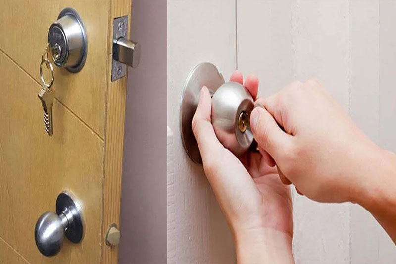 cách khóa cửa tay nắm tròn cách khóa cửa tay nắm tròn