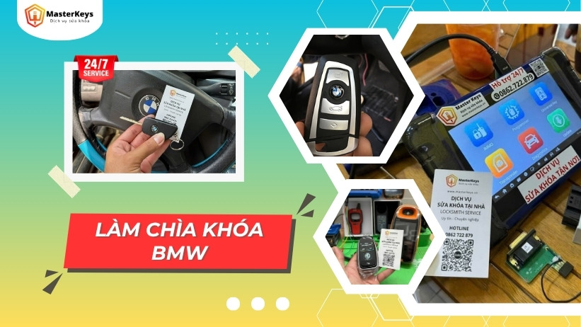Làm Chìa Khóa Xe BMW Tận Nơi | Công Nghệ Cao | BH 12 Tháng