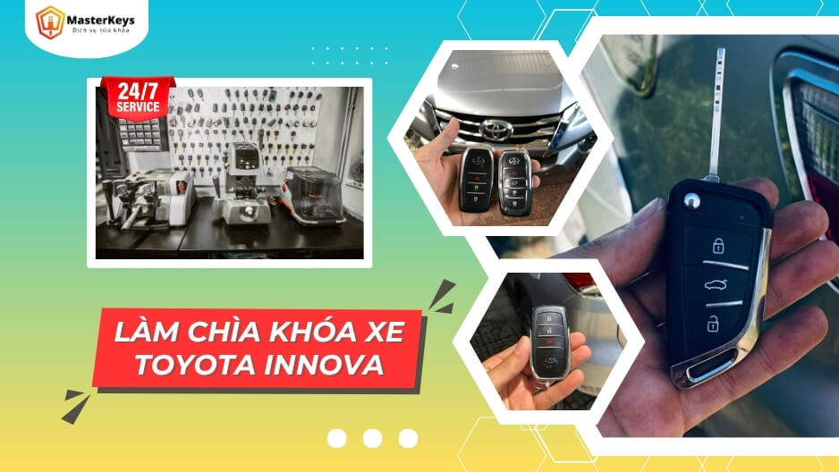 Làm chìa khóa Xe Innova | Báo giá & Địa chỉ Dịch vụ uy tín