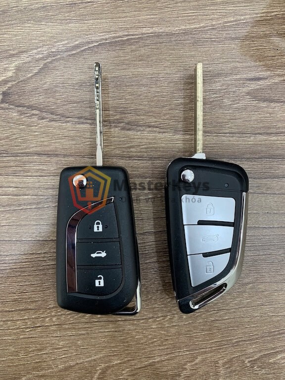 độ gập chìa khóa ô tô