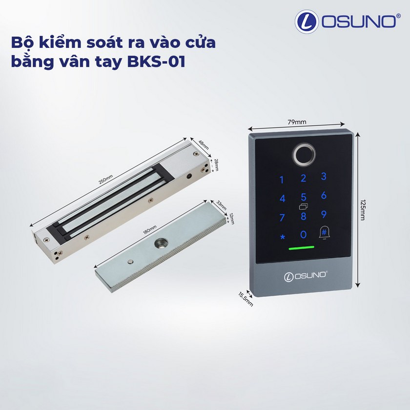 Lắp khóa vân tay cho cửa cuốn | 12 Tiêu chí chọn mua khóa vân tay cho cửa cuốn 