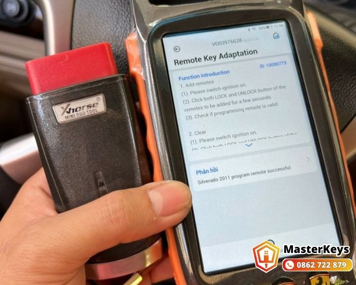 Quy Trình Làm Chìa Khóa Vios Tại MasterKeys
