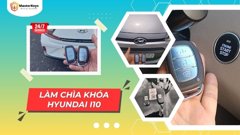 #1 Dịch vụ Làm lại Chìa khóa i10 Hyundai | Remote, Smartkey, Chìa cơ