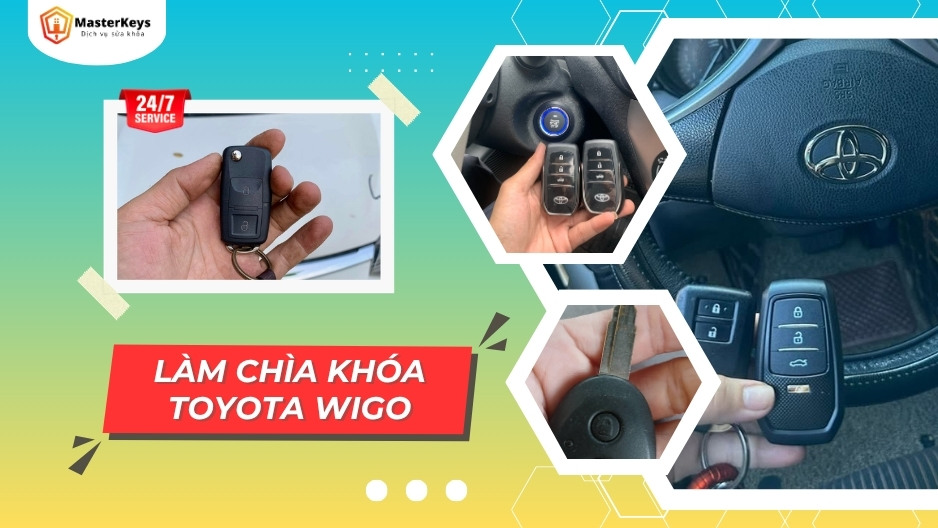 Làm Chìa Khoá Xe Wigo – Tận Nơi, Bảo Hành 12 Tháng