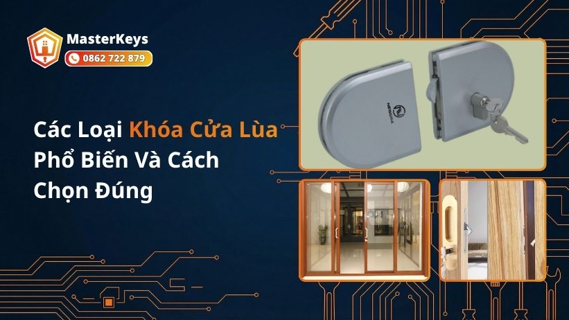 Các Loại Khóa Cửa Lùa Phổ Biến Và Cách Chọn Đúng