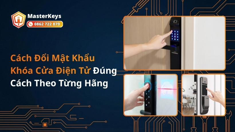 Cách Đổi Mật Khẩu Khóa Cửa Điện Tử Đúng Cách Theo Từng Hãng