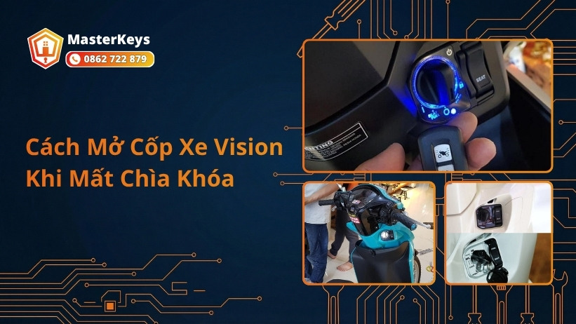 Cách Mở Cốp Xe Vision Khi Mất Chìa Khóa