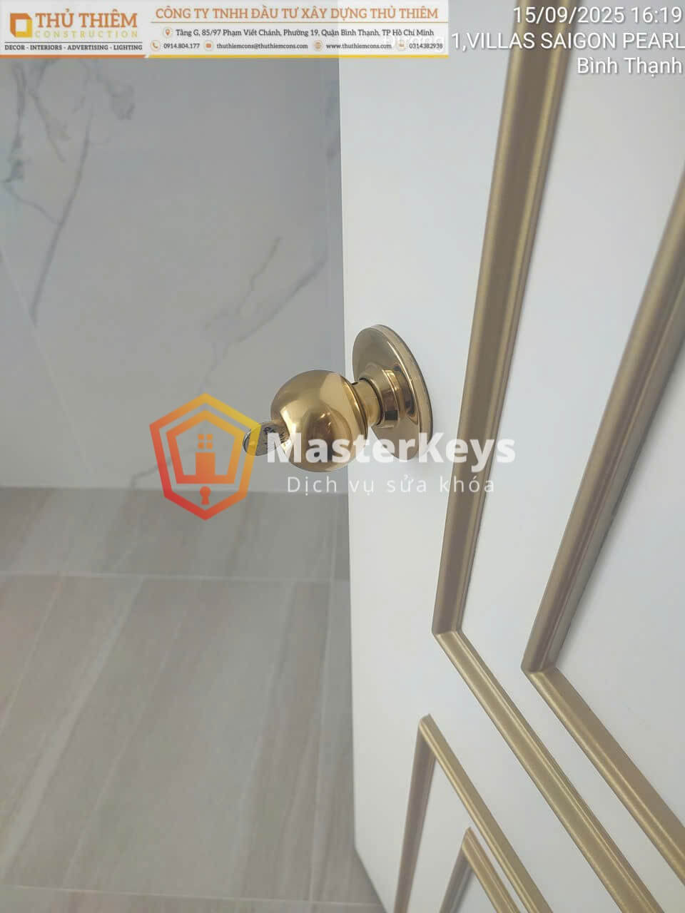 Thi công Sửa khóa Biệt thự Villa Saigon Pearl