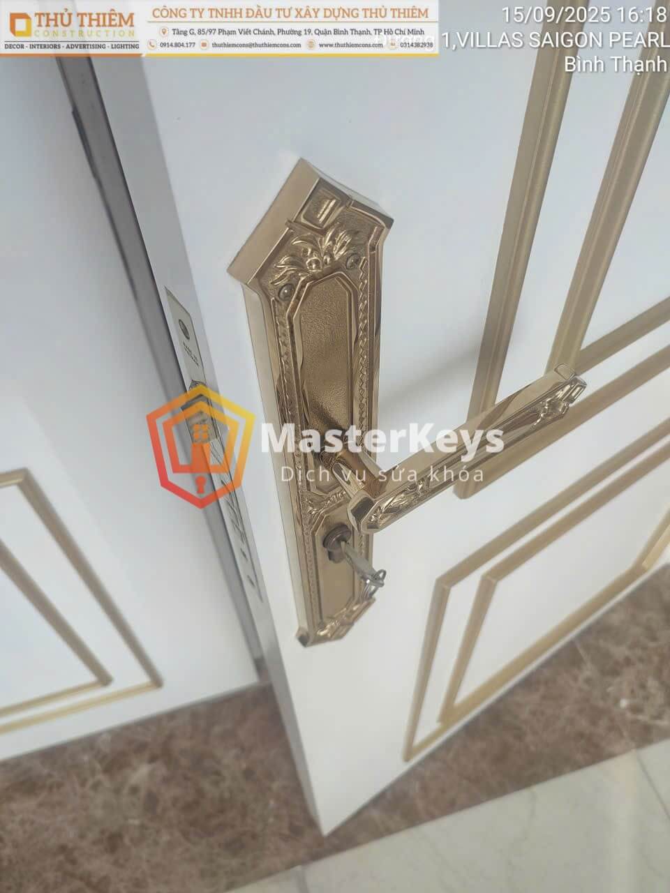 Thi công Sửa khóa Biệt thự Villa Saigon Pearl
