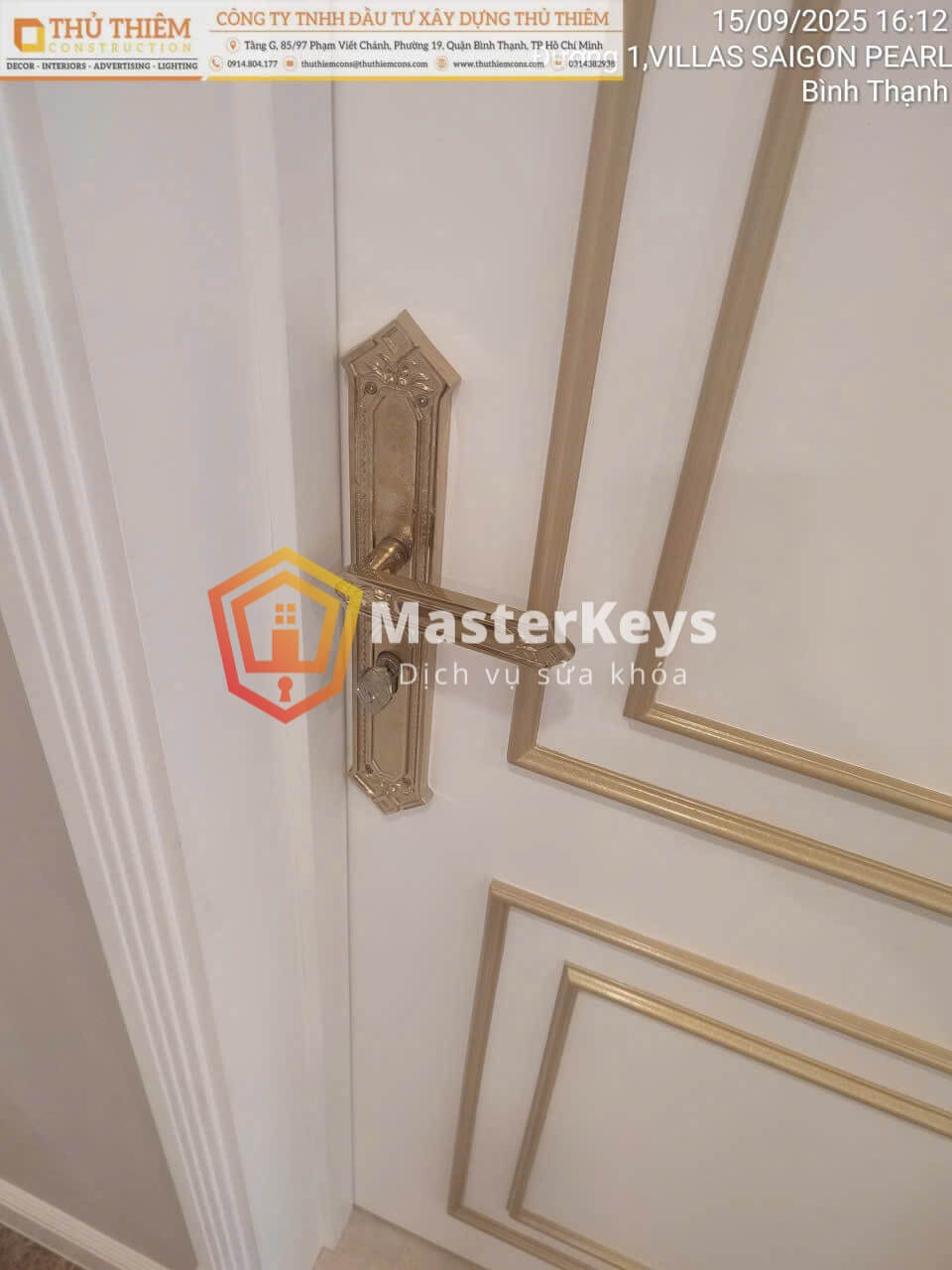 Thi công Sửa khóa Biệt thự Villa Saigon Pearl