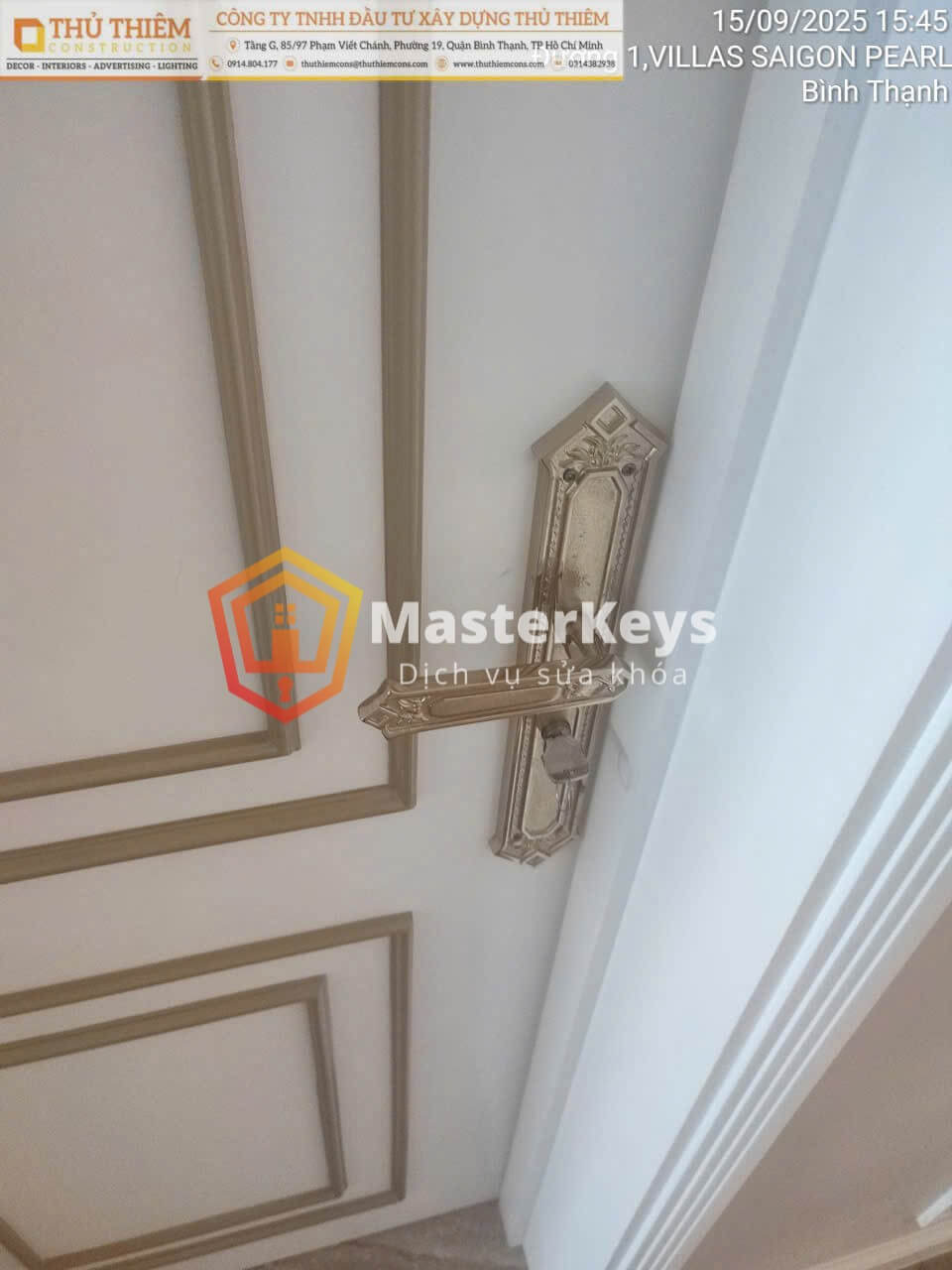 Thi công Sửa khóa Biệt thự Villa Saigon Pearl
