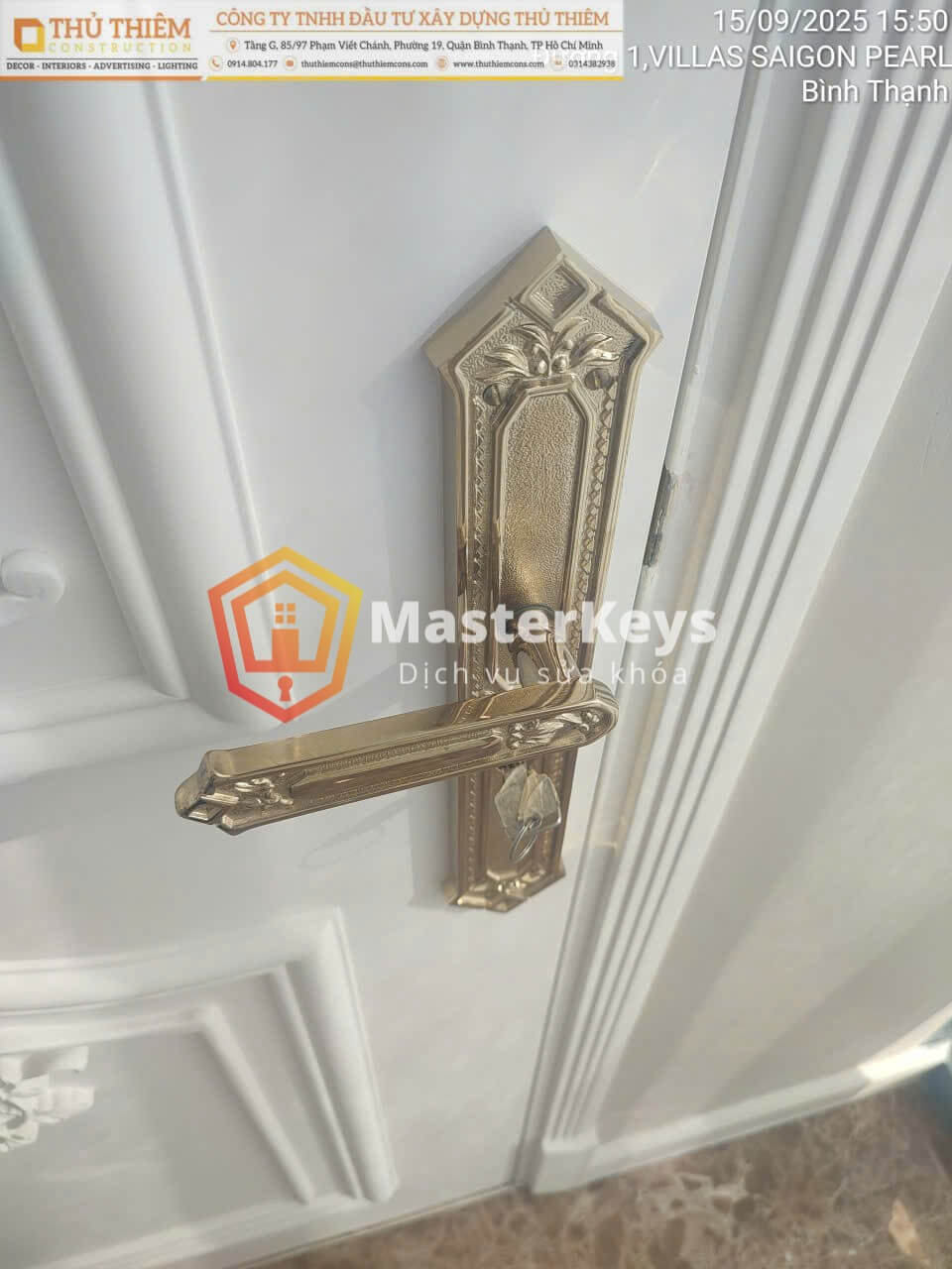 Thi công Sửa khóa Biệt thự Villa Saigon Pearl