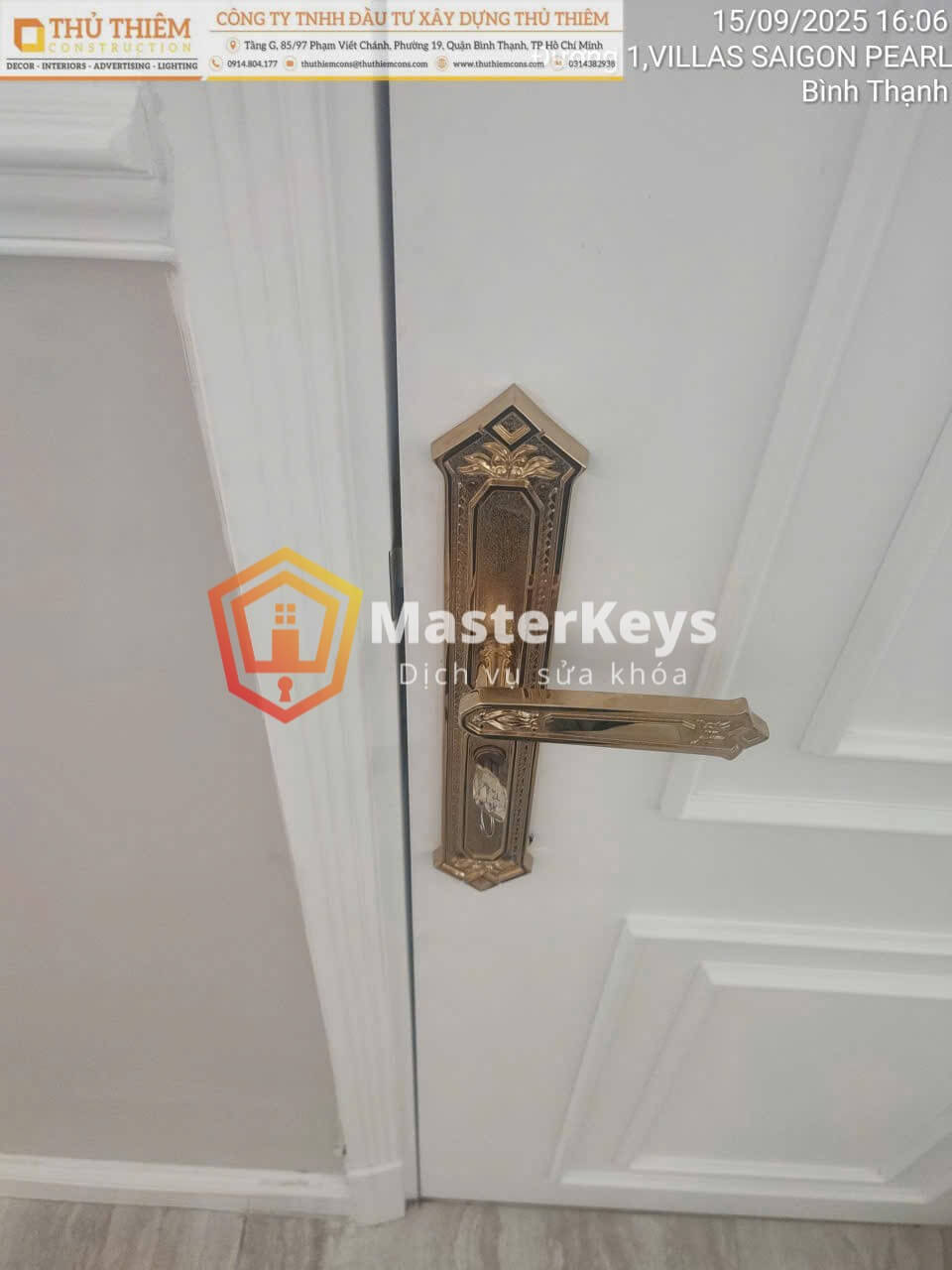 Thi công Sửa khóa Biệt thự Villa Saigon Pearl