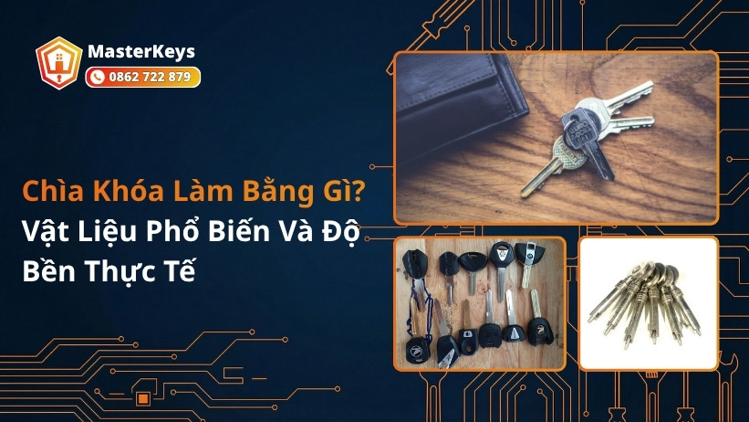 Chìa Khóa Làm Bằng Gì? Vật Liệu Phổ Biến Và Độ Bền Thực Tế