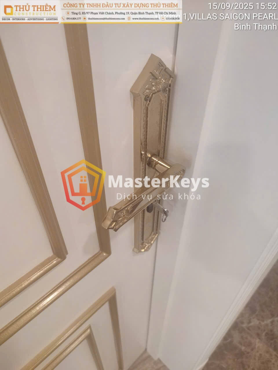 Thi công Sửa khóa Biệt thự Villa Saigon Pearl