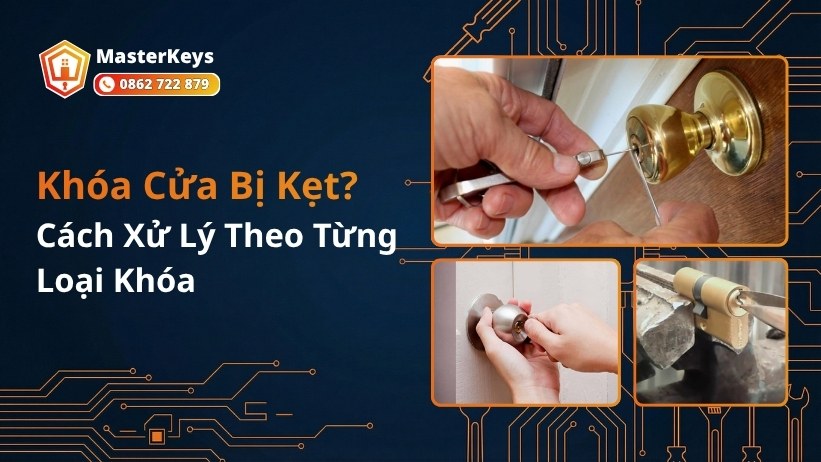 Khóa Cửa Bị Kẹt? Cách Xử Lý Theo Từng Loại Khóa