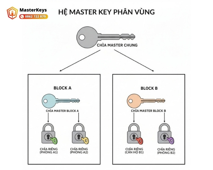 Master Key phân nhánh (Branched Master Key)
