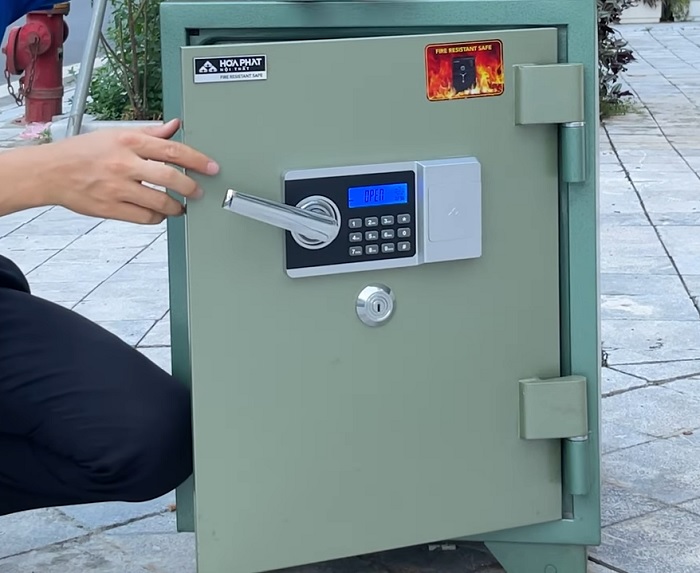[Hướng Dẫn] Cách Mở Két Sắt Hòa Phát KS110 Khóa Cơ Và Điện Tử
