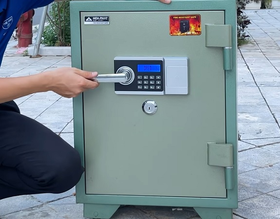 [Hướng Dẫn] Cách Mở Két Sắt Hòa Phát KS110 Khóa Cơ Và Điện Tử