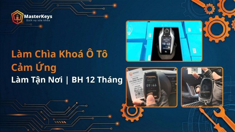 Làm Chìa Khoá Ô Tô Cảm Ứng | Làm Tận Nơi | BH 12 Tháng