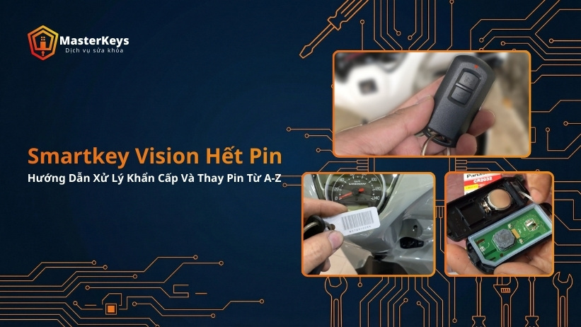 Smartkey Vision Hết Pin: Hướng Dẫn Xử Lý Khẩn Cấp Và Thay Pin Từ A-Z