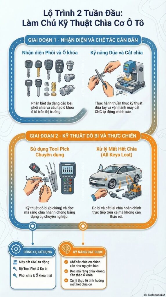 Học Sửa Khóa Ô Tô Chuyên Sâu | 100% Thực Chiến | Thu Nhập Cao