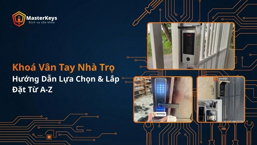 Khoá Vân Tay Nhà Trọ | Hướng Dẫn Lựa Chọn & Lắp Đặt Từ A-Z