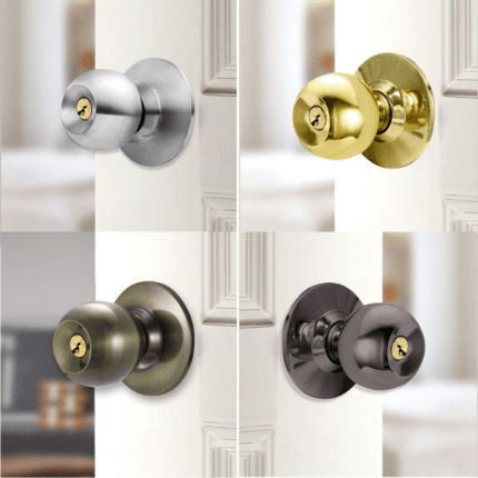 Khóa cửa tay nắm tròn loại nào tốt | Đánh giá chi tiết