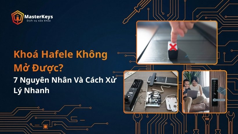 Khoá Hafele Không Mở Được | 7 Nguyên Nhân Và Cách Xử Lý Nhanh