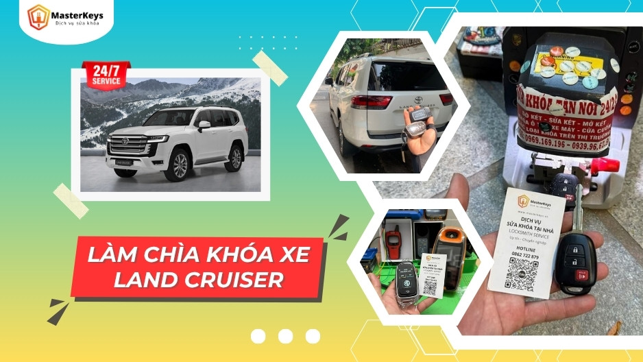 Làm Chìa Khoá Land Cruiser Tận Nơi 24/7 | Chuẩn Theo Đời Xe