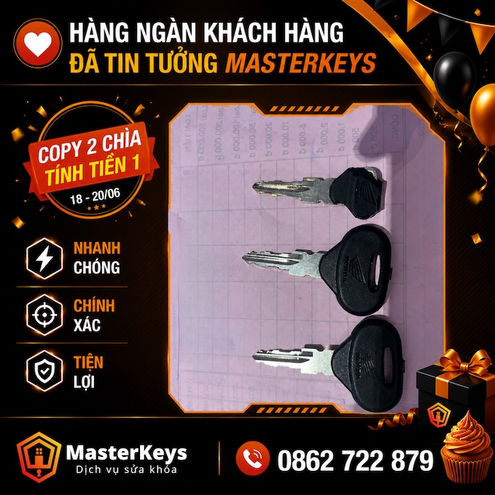 MasterKeys Tròn 2 Tuổi – Ưu Đãi Tri Ân Khách Hàng 18–20/06
