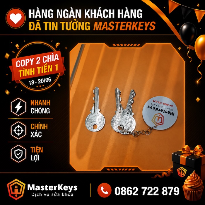 MasterKeys Tròn 2 Tuổi – Ưu Đãi Tri Ân Khách Hàng 18–20/06